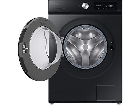 Lavadora carga frontal - Samsung WW90DB7U94GBU3, 9 kg, 1400 rpm, Autodosificación, AI EcoBubble™, Función WiFi con SmartThings™, Negro