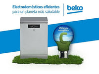 Lavavajillas - Beko BDFN26640XC, 9.5 l, 16 servicios, 6 programas, 60 cm, Tercera bandeja, Corner Intense, Fast+, Inox