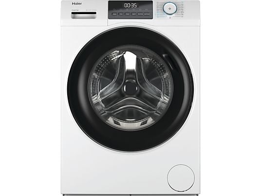Lavadora carga frontal - Haier I-Pro Series 1 HW80-BP14929A-S, 8 kg, 1400 rpm, Motor Inverter, Función Vapor, Antibacterias, Blanco