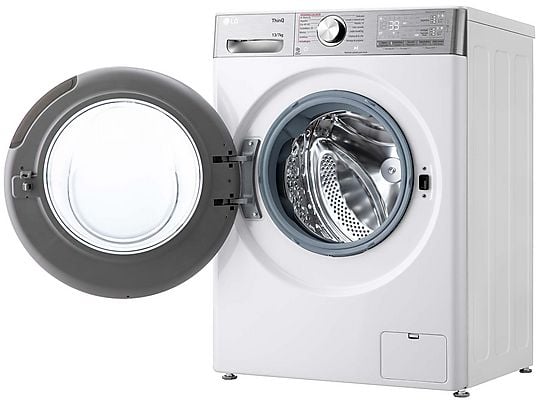 Lavadora secadora - LG F4DR9513A2W, 13 Kg + 7 Kg, 1400 rpm, 14 programas, AI Direct Drive™, TurboWash™360, Autodosificación, Blanco