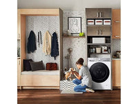Lavadora secadora - LG F4DR9513A2W, 13 Kg + 7 Kg, 1400 rpm, 14 programas, AI Direct Drive™, TurboWash™360, Autodosificación, Blanco