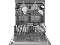 Lavavajillas - Beko BDFN36650XC, 16 Servicios, 11 Programas, 60 cm, Tercera bandeja, CornerIntense, DeepWash, Inox