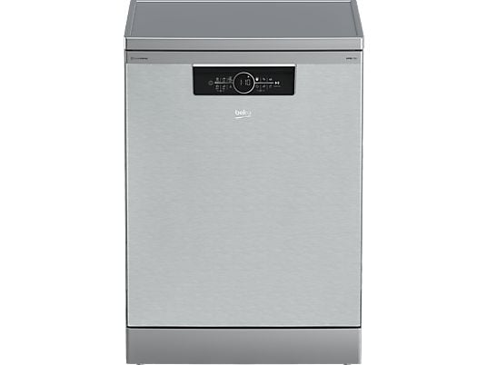 Lavavajillas - Beko BDFN36650XC, 16 Servicios, 11 Programas, 60 cm, Tercera bandeja, CornerIntense, DeepWash, Inox