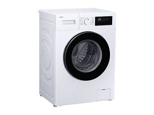 Lavadora carga frontal - Samsung WW80FG3M05AWEC, 8 kg, 1400 rpm, 12 programas, Motor Digital Inverter, Clase A, Blanco