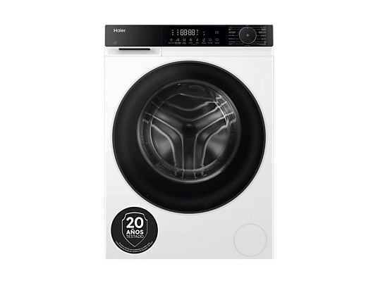 Lavadora carga frontal - Haier X5 Series HW90-BP14357TUIB, 9kg, 1400rpm, Motor Inverter, Wi-Fi, Blanco