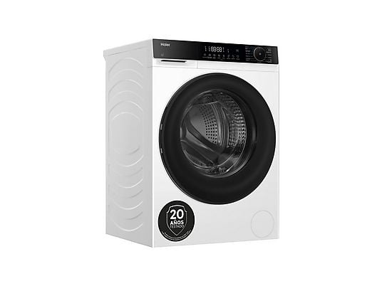 Lavadora carga frontal - Haier X5 Series HW90-BP14357TUIB, 9kg, 1400rpm, Motor Inverter, Wi-Fi, Blanco