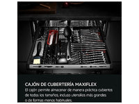 Lavavajillas integrable - AEG FSE76727P, 14 servicios, 7 programas, 60 cm, GlassCare, Tercera Bandeja, Sin panelar