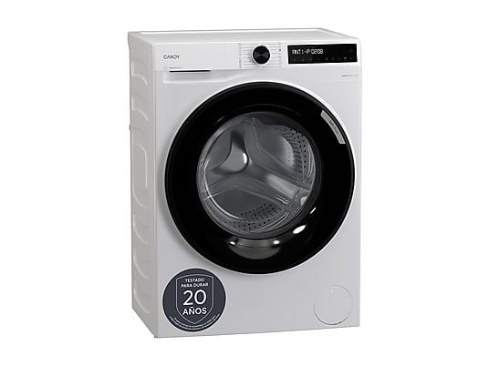 Lavadora carga frontal - Candy BR 48SBL6-S, 8 kg, 1400 rpm, 16 Programas, Inverter, WiFi y Bluetooth, Blanco