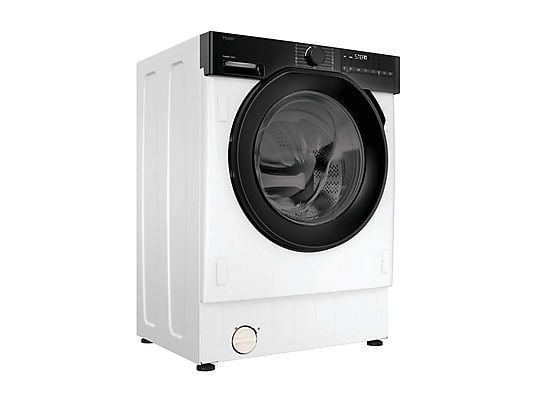 Lavadora integrable - Haier Series 6 BHA6S69M6DB9J-S, Carga frontal, Motor Inverter, Función Vapor, Mix Power System, 9 kg, 1600 rpm, Sin panelar