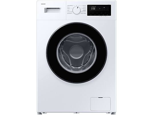 Lavadora carga frontal - Samsung WW80FG3M05AWEC, 8 kg, 1400 rpm, 12 programas, Motor Digital Inverter, Clase A, Blanco