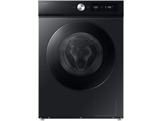 Lavadora carga frontal - Samsung WW90DB7U94GBU3, 9 kg, 1400 rpm, Autodosificación, AI EcoBubble™, Función WiFi con SmartThings™, Negro