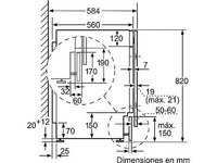 Lavadora secadora integrable - Balay 3TW773B, 7 kg/4 kg, 1200 rpm, Inicio diferido, Display Led, Blanco