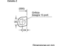 Lavadora secadora integrable - Balay 3TW773B, 7 kg/4 kg, 1200 rpm, Inicio diferido, Display Led, Blanco
