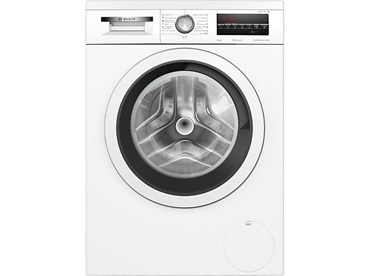 Lavadora carga frontal - Bosch WUU28T63ES, 8 kg, 1.400 rpm, 15 programas, Motor Eco Silence, Activewater, Blanco