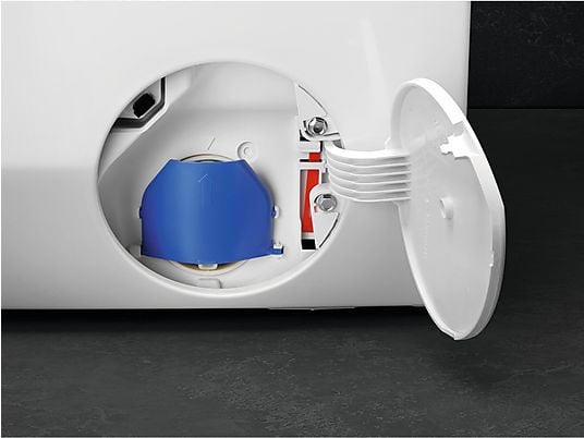 Lavadora secadora - AEG Series 9000 LWR9816O1C, 10 kg + 6 kg, Negro, Blanco