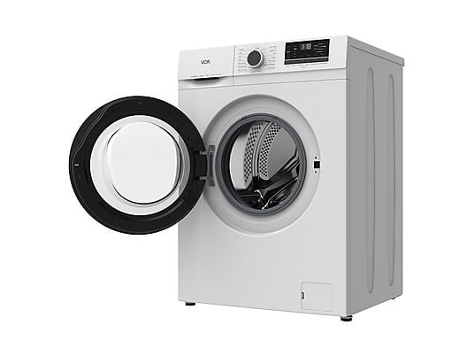 Lavadora carga frontal - VOK EVW-7BAWL21N, 7 kg, 1200 rpm, 15 programas, Blanco