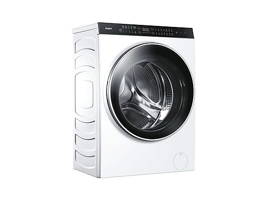 Lavadora secadora - HAIER Super Drum Series 9 HWD100-BD1499U1N, 10 kg + 6 kg, Blanco
