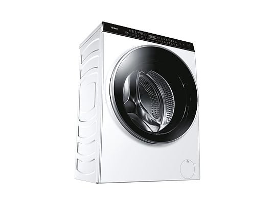 Lavadora secadora - HAIER Super Drum Series 9 HWD100-BD1499U1N, 10 kg + 6 kg, Blanco