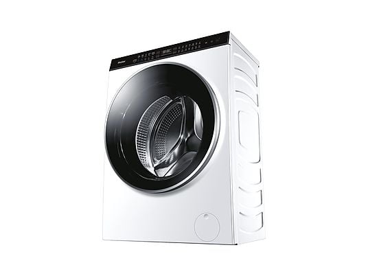 Lavadora secadora - HAIER Super Drum Series 9 HWD100-BD1499U1N, 10 kg + 6 kg, Blanco