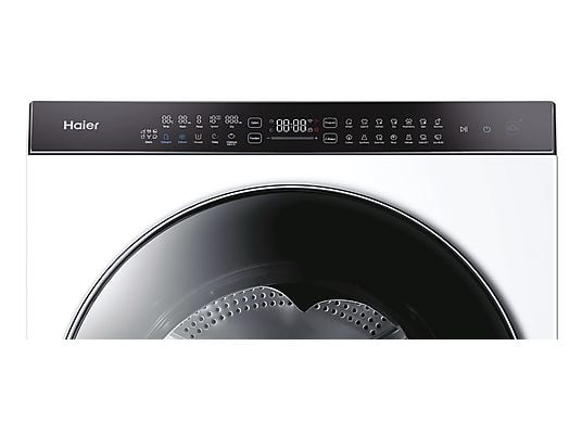 Lavadora secadora - HAIER Super Drum Series 9 HWD100-BD1499U1N, 10 kg + 6 kg, Blanco